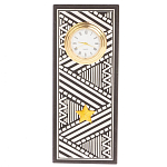 Часы подарочные настольные в виде погона Генерала из натурального камня Змеевик Silver Military Clock варинант исполнения - 10 | Loft Concept в Воронеже