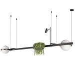 Подвесной линейный светильник Barbell варинант исполнения - 3 | Loft Concept в Воронеже