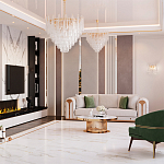 Бра с подвесками из рифленного стекла в форме капель Textured Glass варинант исполнения - 4 | Loft Concept в Воронеже