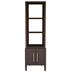 Этажерка Primo с тумбой шпон темный орех варинант исполнения - 1 | Loft Concept в Воронеже