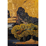 Кофейный стол с японским пейзажем Bohemia coffee table  варинант исполнения - 6 | Loft Concept в Воронеже