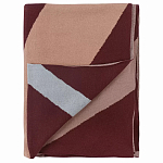 Плед из хлопка с геометрическим рисунком Elan Stripe Addison варинант исполнения - 1 | Loft Concept в Воронеже