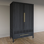 Шкаф платяной Primo с выдвижными ящиками шпон Светлый дуб варинант исполнения - 3 | Loft Concept в Воронеже