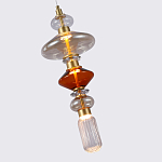 Подвесной светильник с плафонами разной формы Geometry Glass варинант исполнения - 2 | Loft Concept в Воронеже