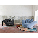 Дизайнерское кожаное кресло в форме руки Poltronova Joe Whip Armchair варинант исполнения - 5 | Loft Concept в Воронеже