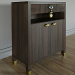 Комод Elsa Dreams Walnut Двухстворчатый  варинант исполнения - 3 | Loft Concept в Воронеже