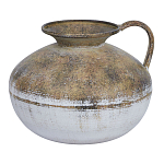 Ваза металлическая с ручкой Bygone Era варинант исполнения - 1 | Loft Concept в Воронеже