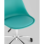 Офисный стул на металлическом основании EGGERY Blue пластик варинант исполнения - 2 | Loft Concept в Воронеже