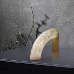 Прикроватная лампа из мрамора в форме дуги Rainbow Light варинант исполнения - 3 | Loft Concept в Воронеже