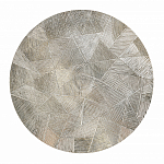 Кофейный столик с рельефной столешницей из металла Aplika Silver варинант исполнения - 3 | Loft Concept в Воронеже