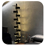 Торшер с каркасом из множества полок Links варинант исполнения - 1 | Loft Concept в Воронеже