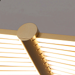 Люстра в виде распахнутых крыльев из тонких металлических планок Flight of Freedom варинант исполнения - 2 | Loft Concept в Воронеже