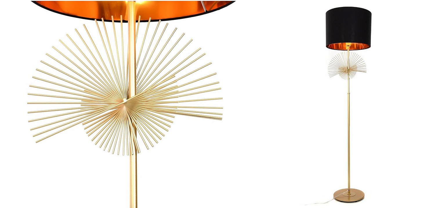 Торшер Genoveva Floor lamp black Торшер Genoveva Floor lamp black - Loft-Concept в Воронеже