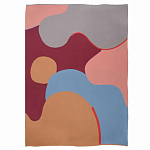 Плед из хлопка с абстрактным принтом Elysian Flow Ember варинант исполнения - 1 | Loft Concept в Воронеже