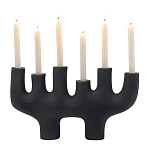 Подсвечник алюминиевый черный Ember варинант исполнения - 1 | Loft Concept в Воронеже