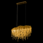 Люстра подвесная с металлическими цепочками и изогнутыми металлическими дугами 72 см Atlantis Chain варинант исполнения - 15 | Loft Concept в Воронеже