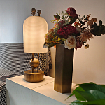 Настольная лампа в виде фонаря с белым фактурным абажуром Echoes of Light варинант исполнения - 4 | Loft Concept в Воронеже