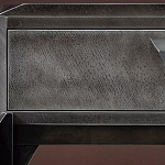 Консоль прямоугольная серая с 4-мя выдвижными ящиками Grany варинант исполнения - 4 | Loft Concept в Воронеже