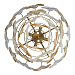 Люстра конусообразная с цветочными мотивами Light Floral Glow варинант исполнения - 6 | Loft Concept в Воронеже