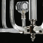 Люстра с 8-ю лампами и гранеными стеклянными плафонами Prism Gala варинант исполнения - 10 | Loft Concept в Воронеже