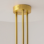 Люстра со стеклянными вставками Helios варинант исполнения - 5 | Loft Concept в Воронеже