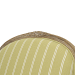 Кресло Ava Classical Armchair green striped flax варинант исполнения - 4 | Loft Concept в Воронеже