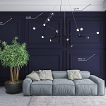 Гладкий карниз KT-59 варинант исполнения - 3 | Loft Concept в Воронеже