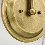 Бра с прозрачным стеклянным абажуром в форме цилиндра Kichler варинант исполнения - 10 | Loft Concept в Воронеже