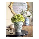 Ваза с зелеными цветочными и птичьими мотивами Vase Inspired by Nature варинант исполнения - 6 | Loft Concept в Воронеже