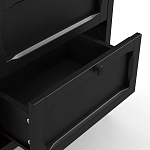 Комод узкий с 5-ю ящиками черный Silva Black Chest of Drawers варинант исполнения - 4 | Loft Concept в Воронеже