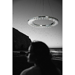 Люстра круглая с прозрачной хрустальной рамкой Maude Crystal Light варинант исполнения - 14 | Loft Concept в Воронеже