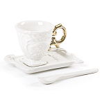 Кофейная пара Seletti I-Coffee Gold варинант исполнения - 1 | Loft Concept в Воронеже