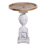 Приставной столик с резным античным узором Antique Engraving варинант исполнения - 1 | Loft Concept в Воронеже