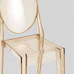 Прозрачный стул с янтарным оттенком LOUIS GHOST CHAIR варинант исполнения - 7 | Loft Concept в Воронеже