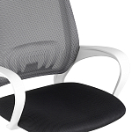 Офисное кресло с основанием из белого пластика Desk chairs Black варинант исполнения - 6 | Loft Concept в Воронеже