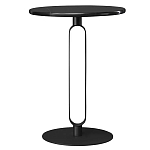 Кофейный столик черный круглый Graceful Base варинант исполнения - 3 | Loft Concept в Воронеже