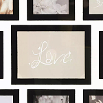 Рамка для 9-ти фотографий квадратная Moment Forever варинант исполнения - 3 | Loft Concept в Воронеже