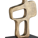 Настольная лампа с фигурным каркасом и прямоугольным тканевым абажуром Brutalist Profile варинант исполнения - 1 | Loft Concept в Воронеже