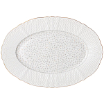 Обеденный сервиз белого цвета из фарфора на 6 персон 23 предмета Floral Charm варинант исполнения - 2 | Loft Concept в Воронеже