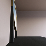 Туалетный Стол с зеркалом Primo Черный дуб варинант исполнения - 6 | Loft Concept в Воронеже