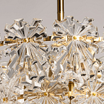 Люстра многоярусная с объемными прозрачными цветами Hanging Flowers варинант исполнения - 6 | Loft Concept в Воронеже