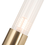 Бра с вытянутым рифленым стеклянным плафоном цилиндрической формы Trumpet tube варинант исполнения - 3 | Loft Concept в Воронеже