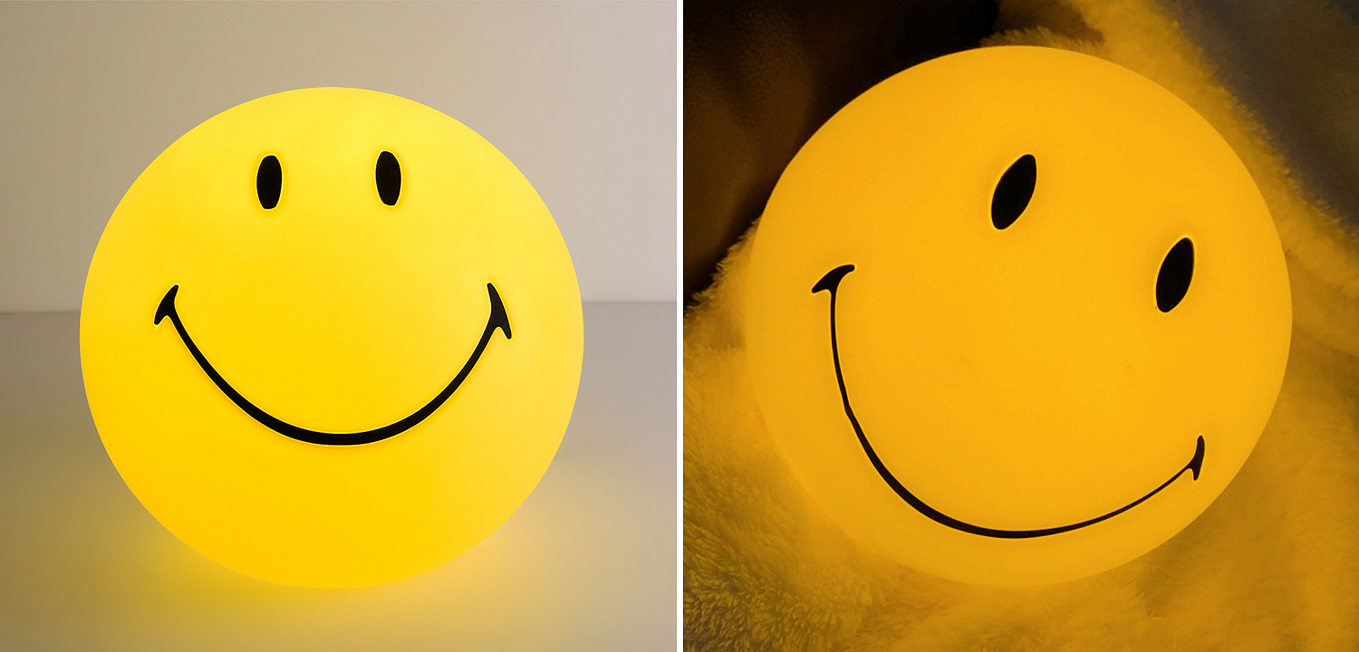 Настольная лампа-Ночник Веселый Смайлик Harvey Ross Ball Table Lamp Настольная лампа-Ночник Веселый Смайлик Harvey Ross Ball Table Lamp - Loft-Concept в Воронеже