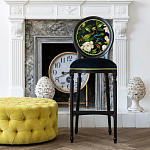 Барный стул из натурального бука с изображением птицы и цветов Blooming Birds варинант исполнения - 2 | Loft Concept в Воронеже