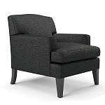 Мебельная ткань Шенилл черный цвет 138 см T4-35 варинант исполнения - 5 | Loft Concept в Воронеже