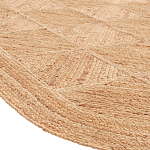 Ковер из джута квадратный с закругленными краями Atlas варинант исполнения - 2 | Loft Concept в Воронеже