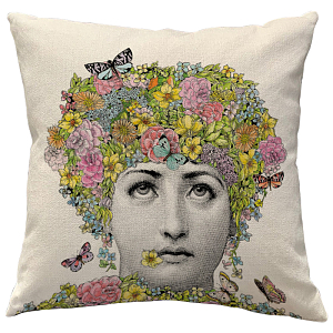 Декоративная подушка Fornasetti Fior di Lina