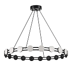 Люстра кольцевая с круглыми светодиодными источниками света Maxine Light варинант исполнения - 3 | Loft Concept в Воронеже