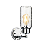 Бра с цилиндрическим прозрачным плафоном из стекла с пузырьками Elstead Lighting варинант исполнения - 1 | Loft Concept в Воронеже