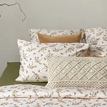 Чехол на подушку с макраме бежевого цвета Macrame варинант исполнения - 6 | Loft Concept в Воронеже